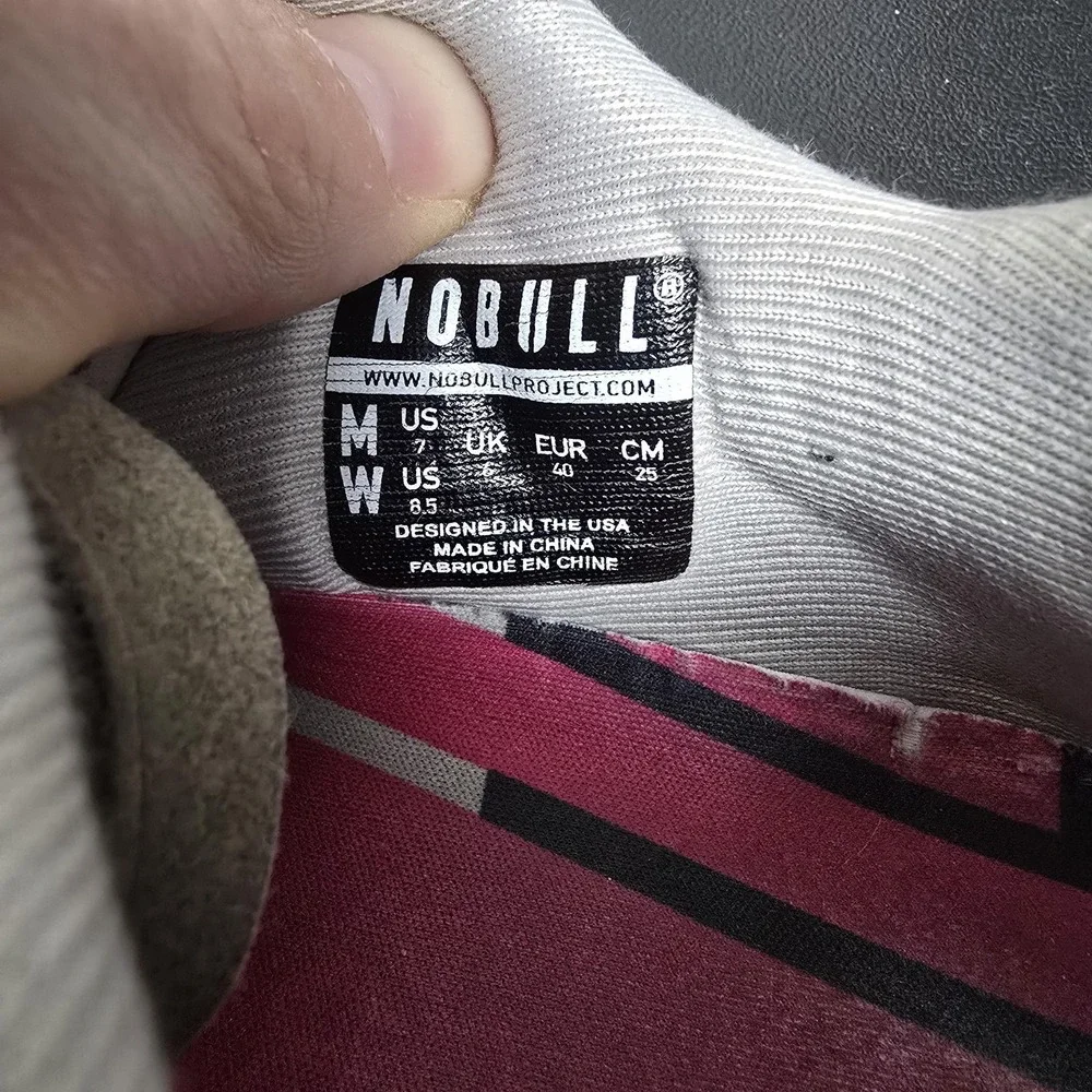 NOBULL Shoes Womens 8.5 Gray Trainer CrossFit Gym Training Athletic Sneakers
